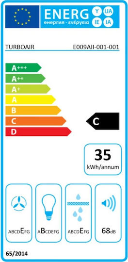 TurboAir Ελεύθερος Απορροφητήρας 60cm Inox