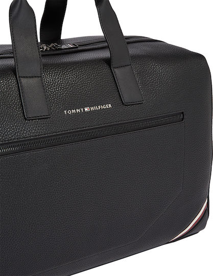 Tommy Hilfiger Central Σακ Βουαγιάζ Μαύρο Υφασμάτινο