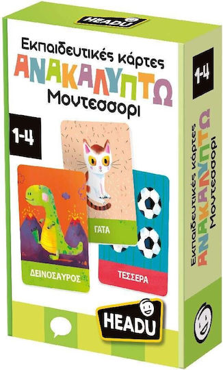 Headu Montessori Εκπαιδευτικό Παιχνίδι Γνώσεων για 1-4 Ετών