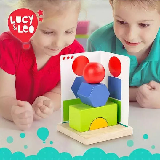 Lucy & Leo Γεωμετρία Educational Game Knowledge made of Wood for 3+ years Years Old