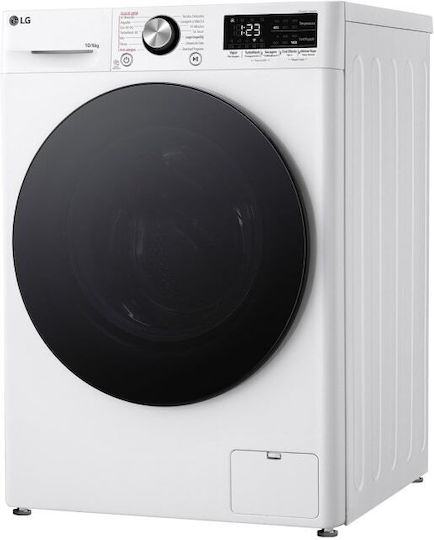 LG Πλυντήριο-Στεγνωτήριο Ρούχων 10kg/6kg Ατμού 1400 Στροφές με Wi-Fi