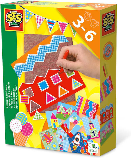 Ses Creative Μαθαίνω να Τρυπώ Joc Educațional de Cunoștințe pentru 3-6 Ani