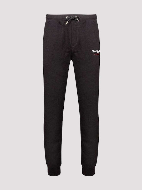 Karl Lagerfeld Men's Sweatpants with Rubber Black.