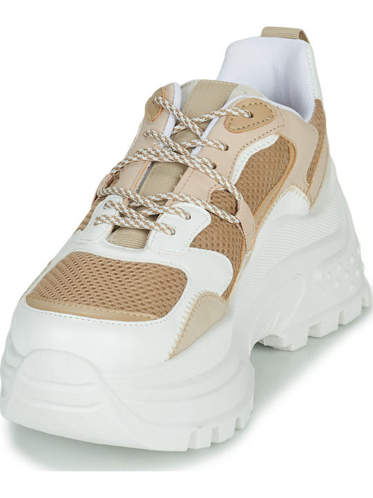 Γυναικεία Chunky Sneakers Μπεζ