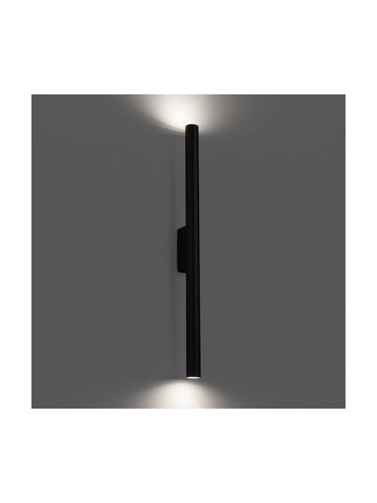 Sollux Classic Lamp Wall with Socket G9 Black 51.5x9.5x7.5cm