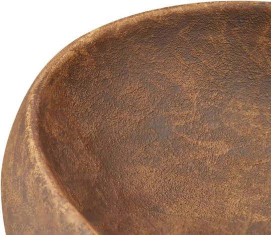 vidaXL Deasupra Blatului Chiuvetă Ceramică 59x40x15cm Cafea