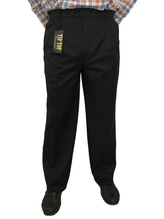 Tip Top Tailors Men's Trousers Black