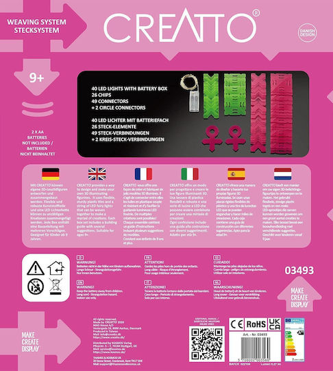 Kosmos Παιχνίδι Κατασκευών Πλαστικό Creatto Heart 4 in 1 για Παιδιά 9+ Ετών