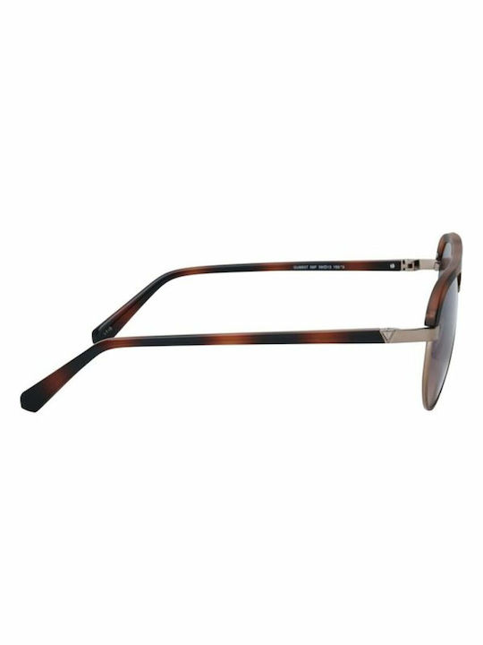 Guess Sunglasses with Brown Tartaruga Metal Frame and Gray Gradient Lens GU6937 56F