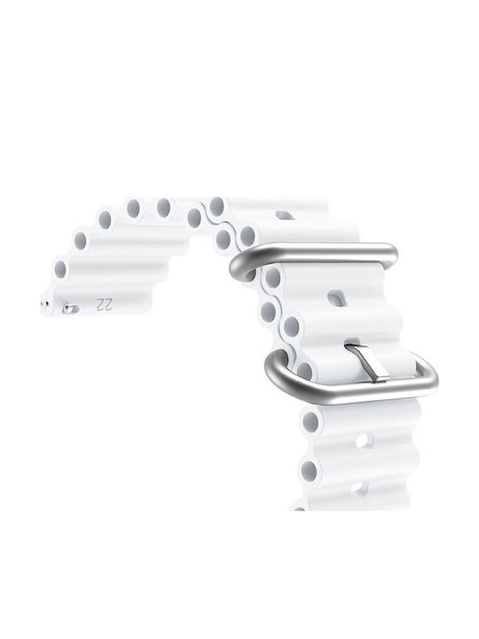 KOSTELO Rubber Strap White 16мм