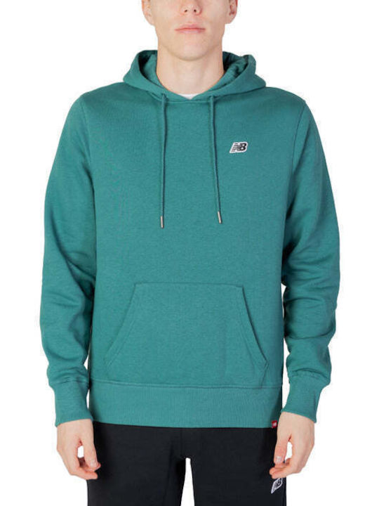 New Balance Herren Sweatshirt mit Kapuze Schwarz