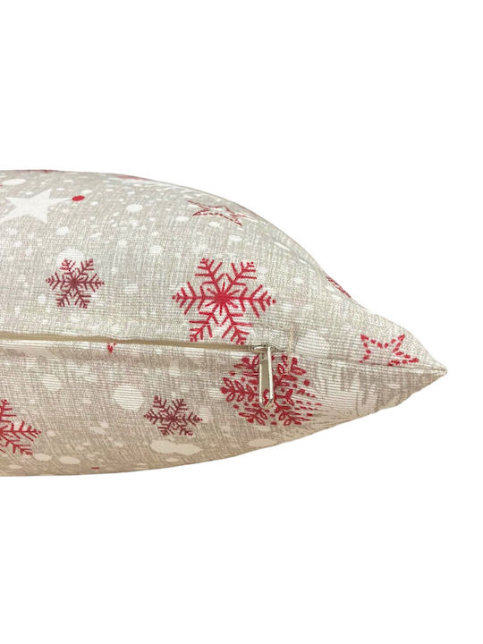 Decotelia Perna Decorativă de Crăciun Pătrat Gri 45x45buc