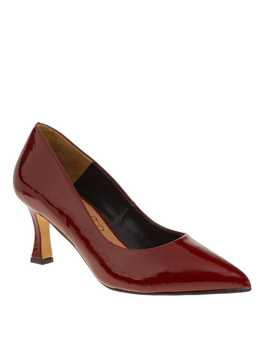 Mark Milan Patent Leather Red Medium Heels