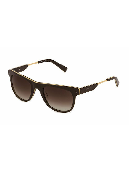 Sting Women's Sunglasses with Brown Frame and Brown Gradient Lens SST383 0AAH