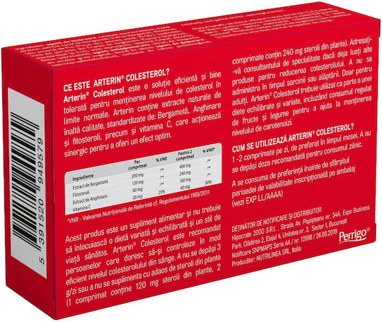 Omega Pharma Arterin Colesterol Supliment Pentru Sarcină 30 Comprimate