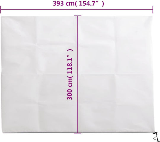 vidaXL 3203523 Антизамръзващо покритие 3x3.93м