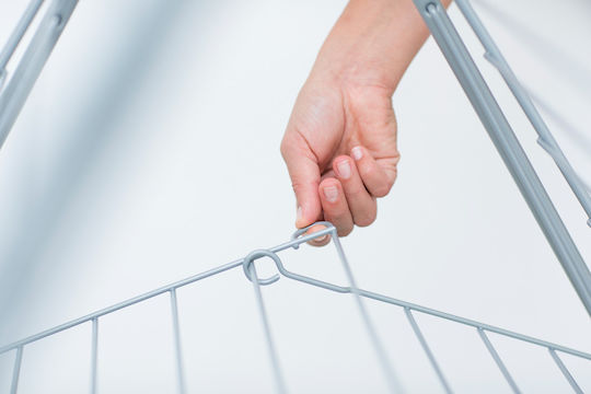 Brabantia Tower Folding Floor Clothes Drying Rack Metallic with Hanging Length 23m