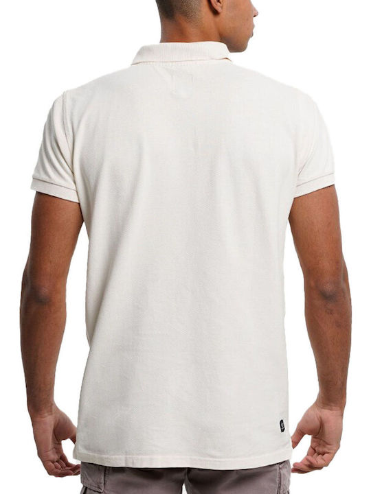 231.EM35.69GD Polo Short Sleeve Blouse Off White
