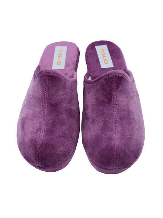 Parex Winter Women's Slippers in Purple color