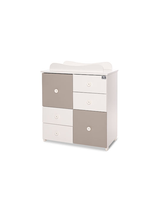 Baby Changing Table-Dresser White 83x71x96cm