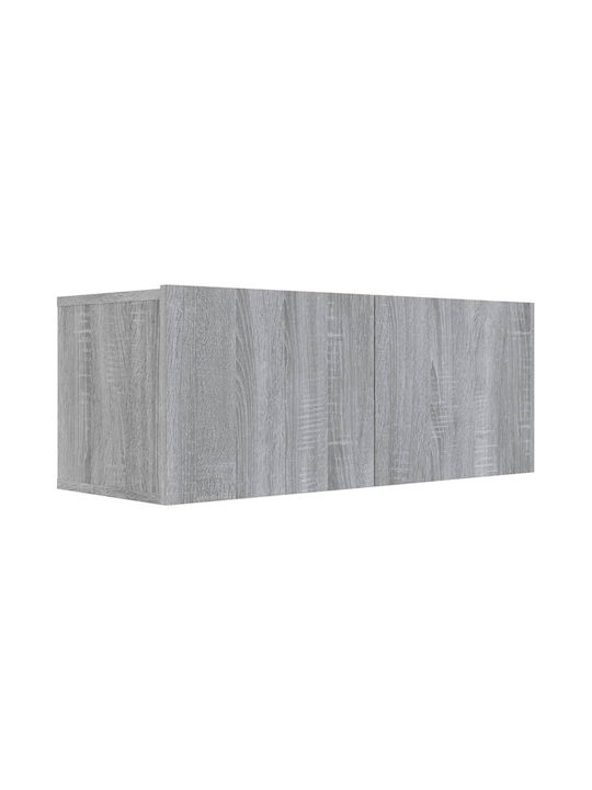 Wohnzimmer TV-Einheit Grey Sonoma L100xB30cm