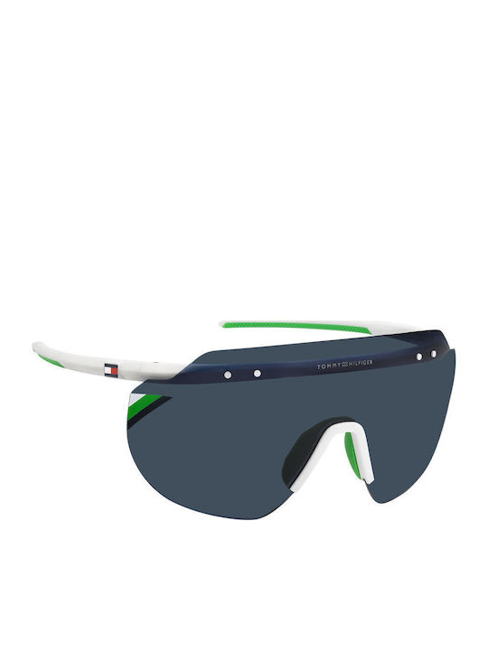 Tommy Hilfiger Sunglasses Λευκά with Acetate Frame & Black Lens
