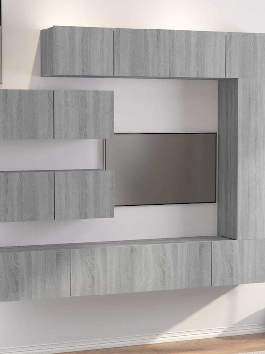 Wohnzimmer TV-Einheit Grey Sonoma L100xB30cm