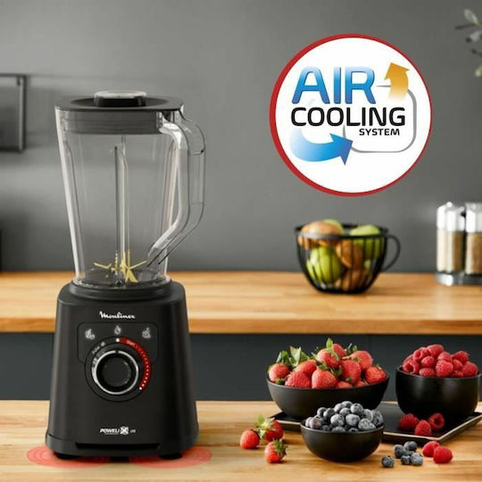 Moulinex PerfectMix+ Mixer mit Tritan Kanäta 1,5 l 1200W Schwarze