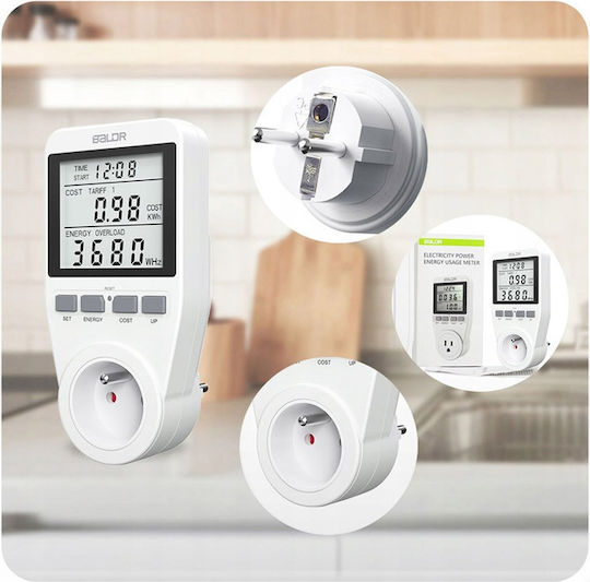 Berdsen Electrical Meter Sockets for Maximum Power up to 3.68kW BD-990-White