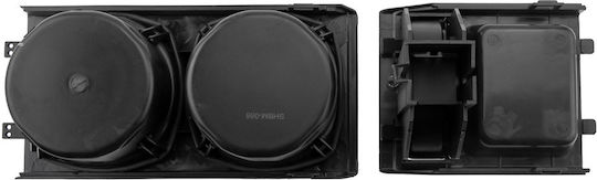 BMW Car Cup Holder 2 Positions for Console in Black Color