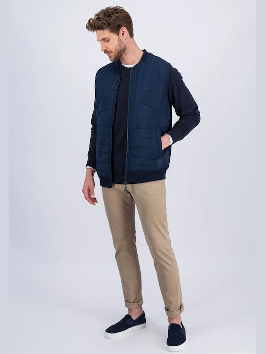 Fynch Hatton Армия Мъжко яке Puffer Navy Blue