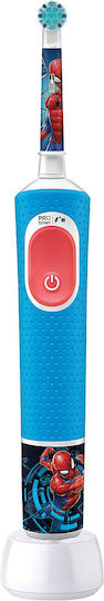 Oral-B Vitality Pro Children's Electric Toothbrush with Chronograph for 3+ Years Spiderman with Travel Case