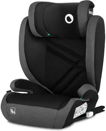 Lionelo Hugo Baby Car Seat High-back Booster i-Size with Isofix Black Gray 15-36 kg