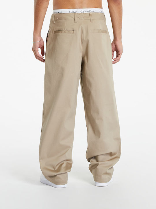 Life El Chino Men's Chino Trousers Khaki