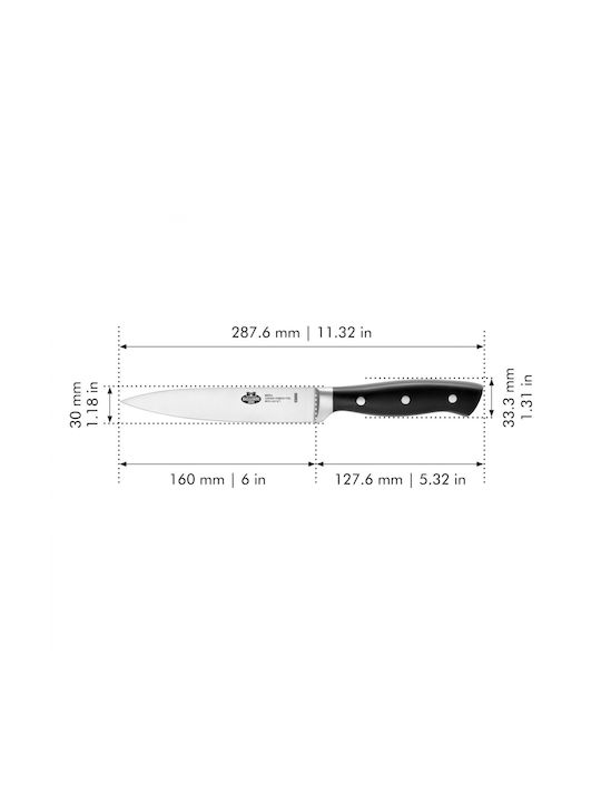 Ballarini Brenta Messer Fleisch aus Edelstahl 16cm KBR05.1006707 1Stück