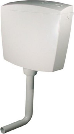 Geberit AP110 136.613.111 Montat pe perete Plastic Rezervor de toaletă Rectangular Presiune înaltă Alb