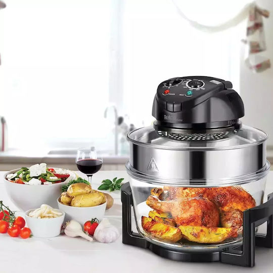 Telco Halogen Oven Cooker 17lt Black