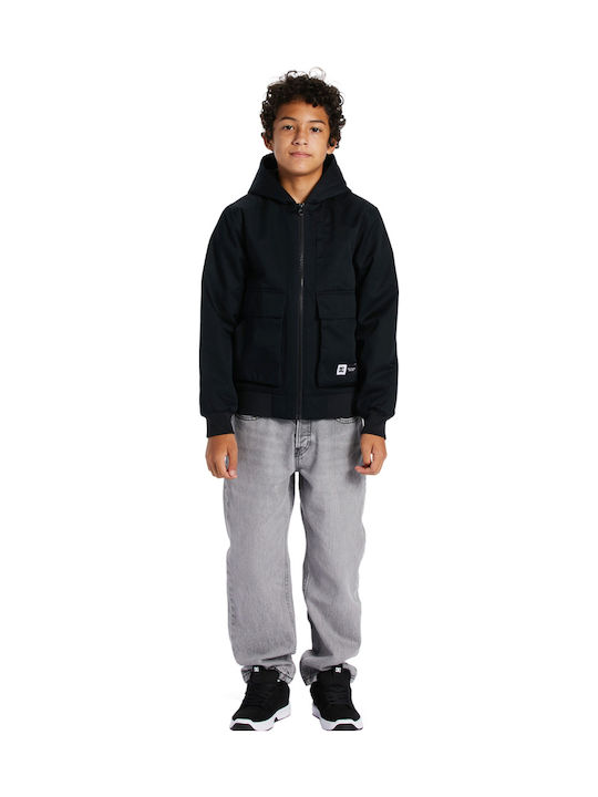 Kids' Casual Jacket with Hood Black (KVJ0/BLACK) Escalate