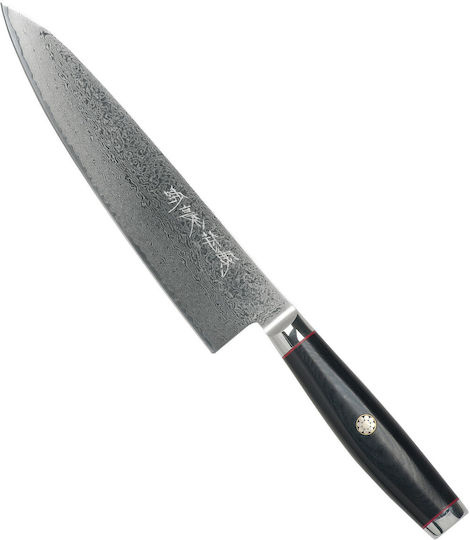 Yaxell Super Gou Messer Gyuto aus Damaszener Stahl 20cm