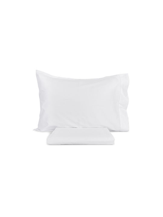 Mc Decor Azour Σετ Σεντόνια Υπέρδιπλα 240x270εκ. Λευκό (4τμχ)