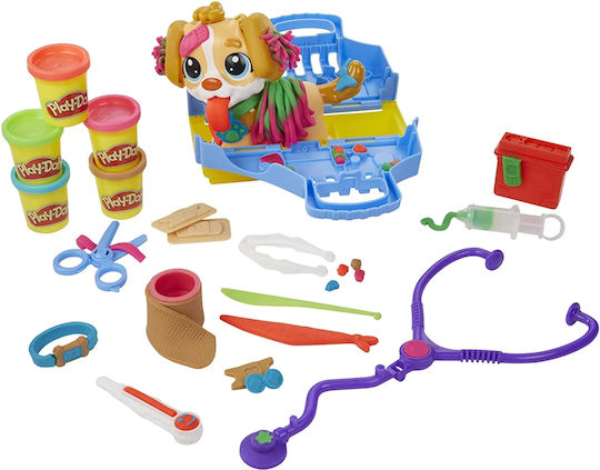 Hasbro Play-Doh Plasticină - Set de Joc Vet pentru 3+ Ani 5 Bucăți