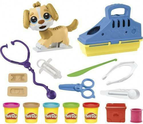 Hasbro Play-Doh Plasticină - Set de Joc Vet pentru 3+ Ani 5 Bucăți