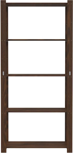 vidaXL Bibliothek Braun 38x38x80cm