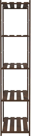 vidaXL Bibliothek Braun 38x38x80cm