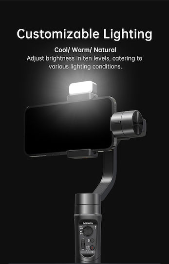 Hohem iSteady Mobile+ Kit Phone Gimbal with 3 Axis Stabilization and 13 Operating Hours Black