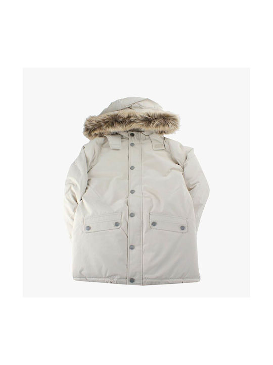 Guess Kids Casual Jacket with Hood Beige