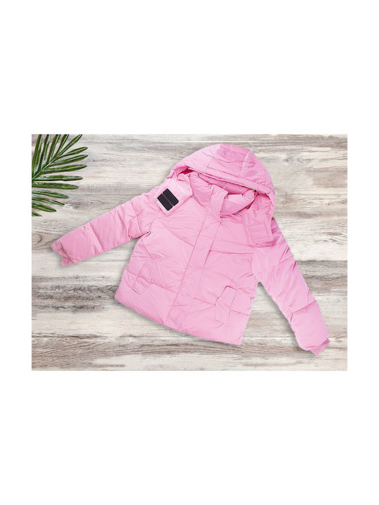 Babydom Kinderjacke mit Kapuze Rosa