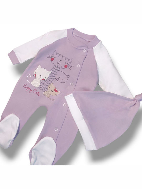 Babydom Baby Bodysuit Set LILA