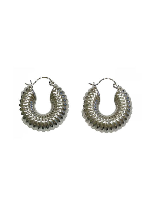 Tatu Moyo Earrings Hoops made of Steel