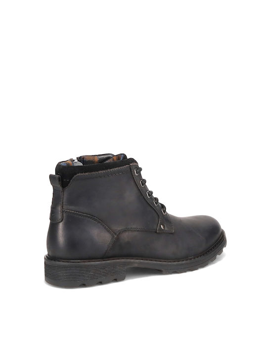 Men's Leather Boots Black